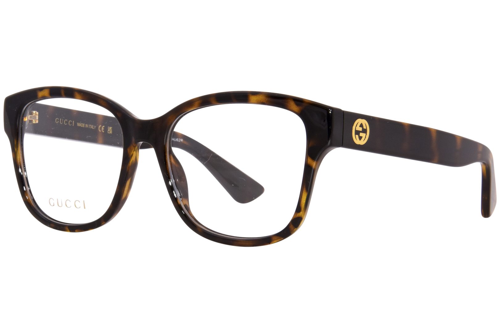 UPC 889652412856 product image for Gucci GG1340O 002 Eyeglasses Women's Havana Full Rim Square Shape 54 17 140 - Br | upcitemdb.com