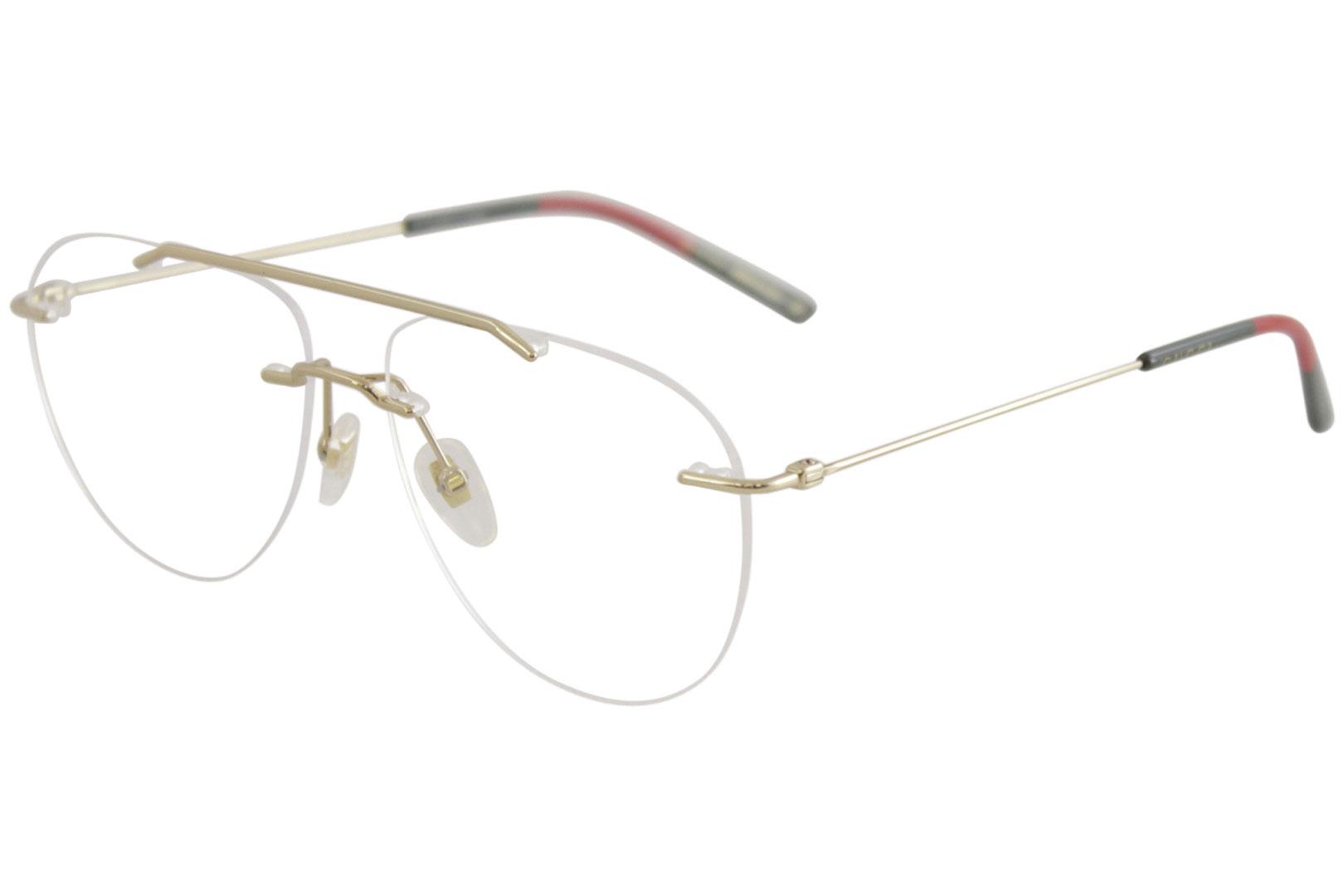 rimless gucci eyeglasses