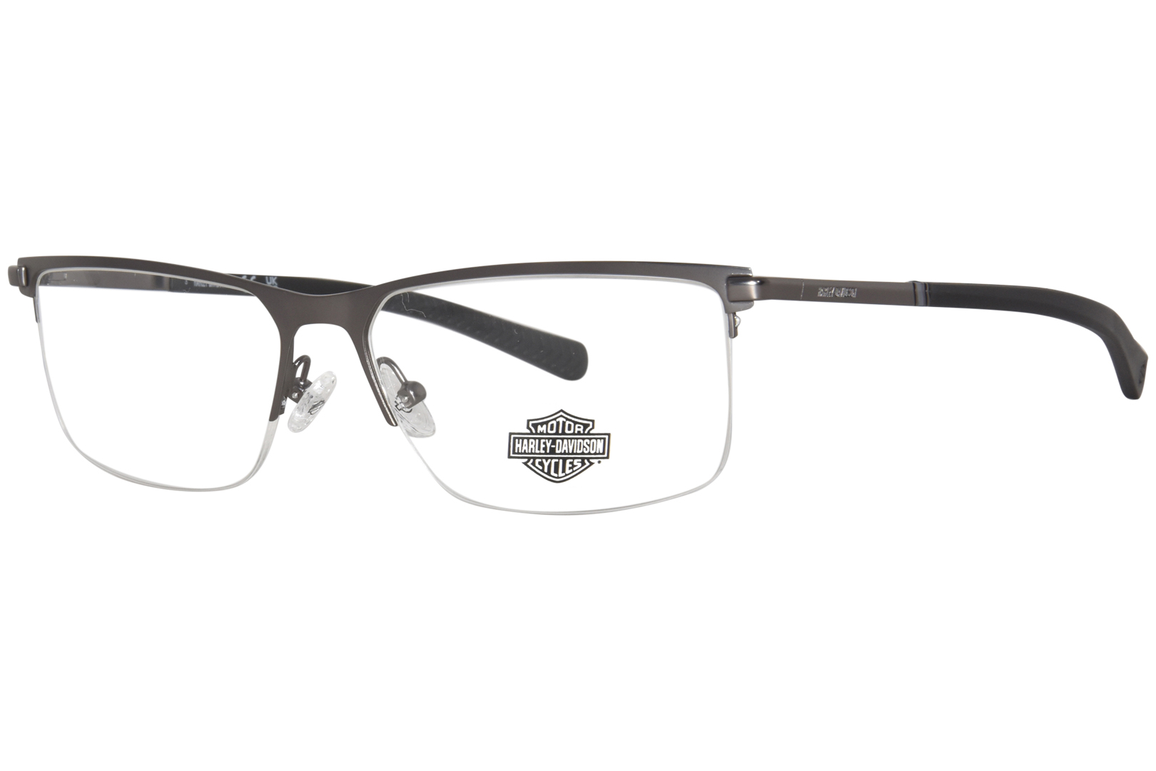 Harley Davidson HD0979 009 Eyeglasses Men's Matte Gunmetal Semi Rim 59 ...