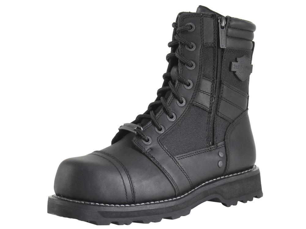 harley davidson steel toe boots with zipper