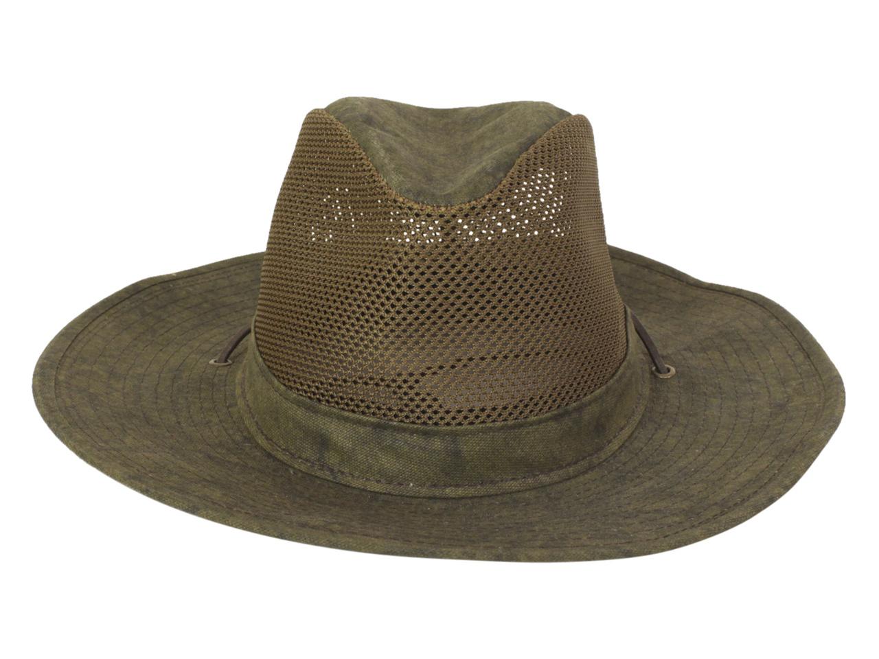 Henschel Men's Aussie Breezer Cotton Duck Safari Hat | JoyLot.com