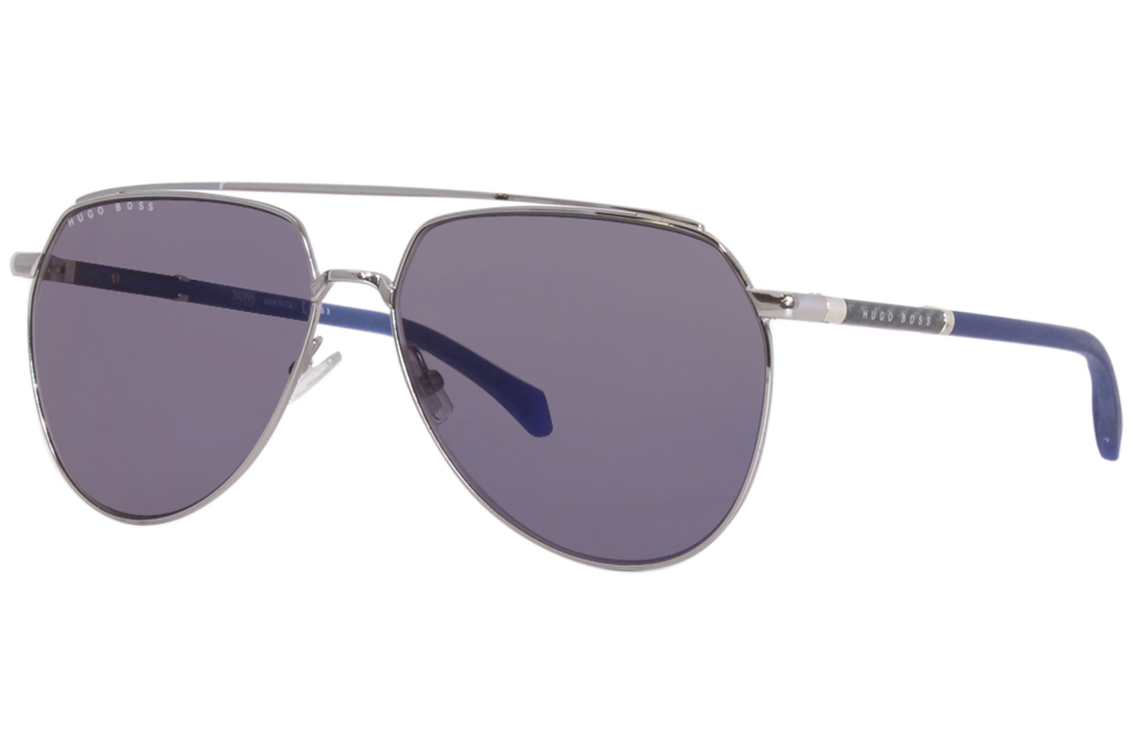 UPC 716736223193 product image for Hugo Boss 1130/S 6LBXT Sunglasses Men's Ruthenium/Blue Mirror Pilot 61 14 145 -  | upcitemdb.com