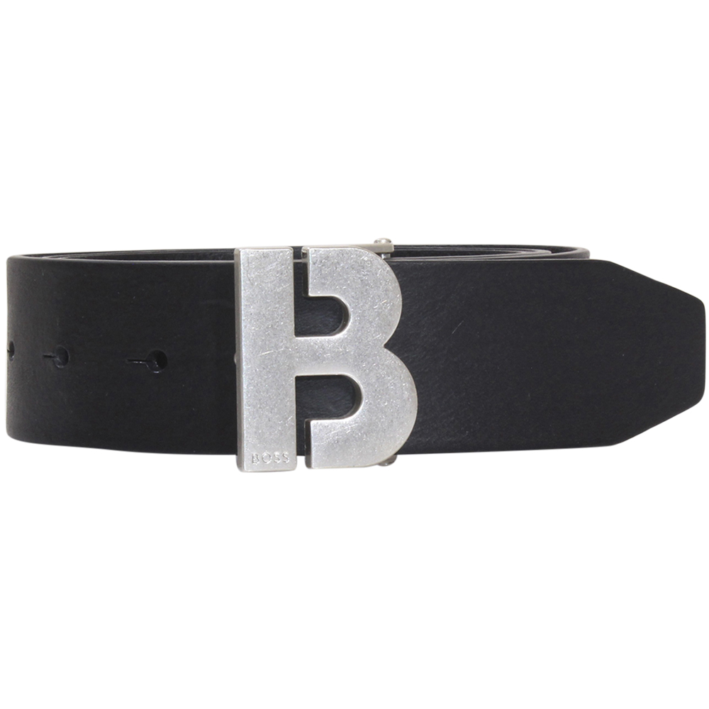 UPC 604552308449 product image for Hugo Boss Men's Belt B_Icon V Genuine Leather Black Sz. 36 | upcitemdb.com