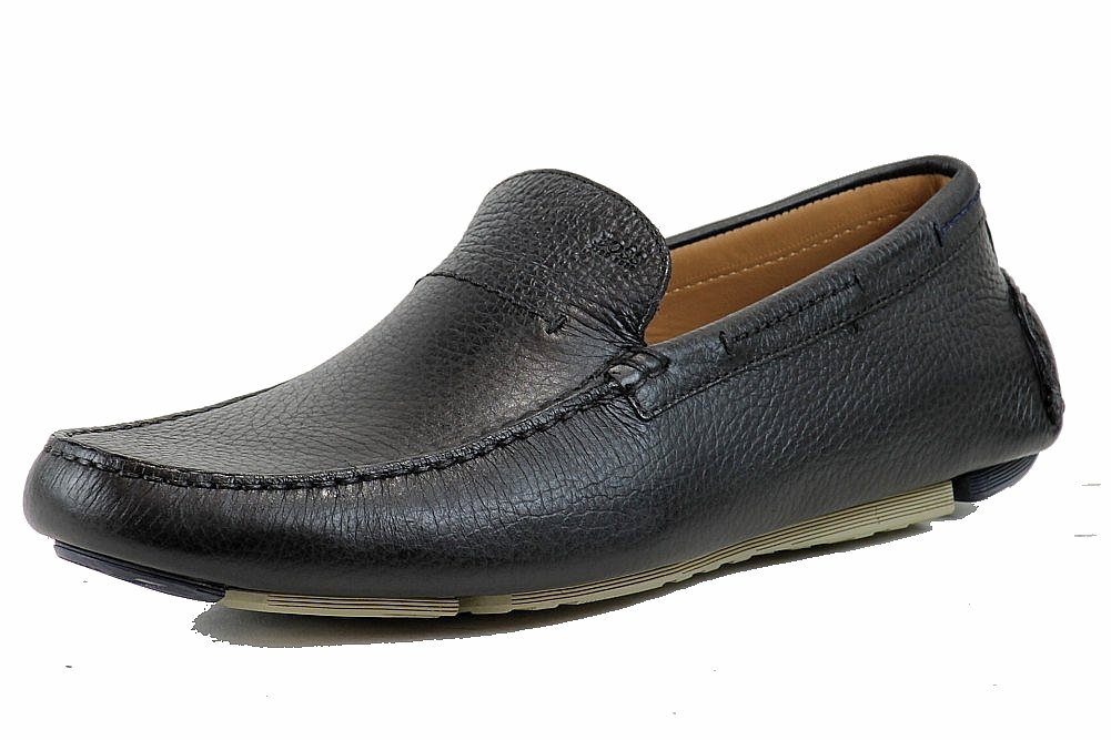 hugo boss leather loafers