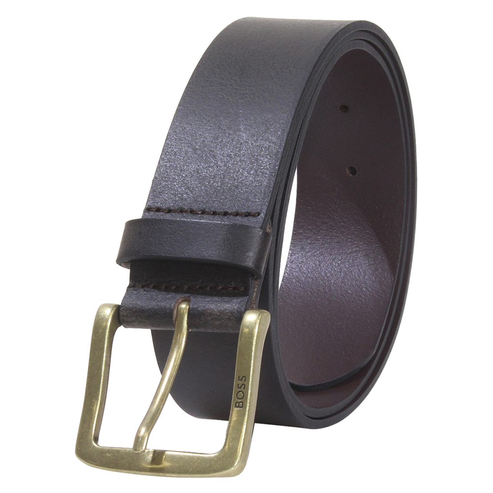 Hugo Boss Men S Joy Belt Dark Brown Smooth Genuine Leather Sz Joylot Com