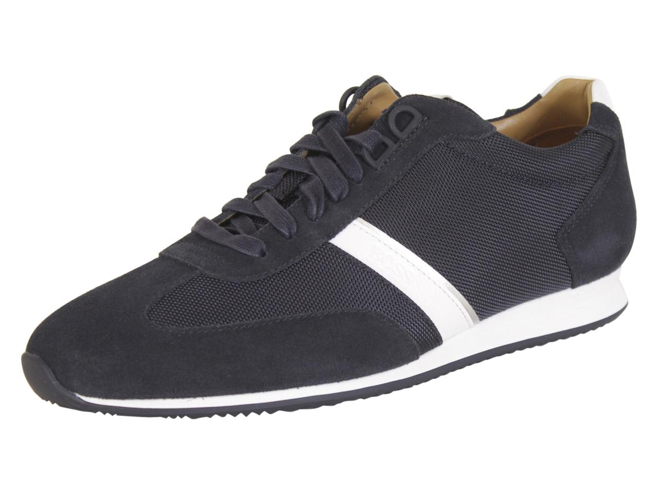 Hugo Boss Men's Orland Dark Blue Memory Foam Sneakers Shoes Sz: 9 ...