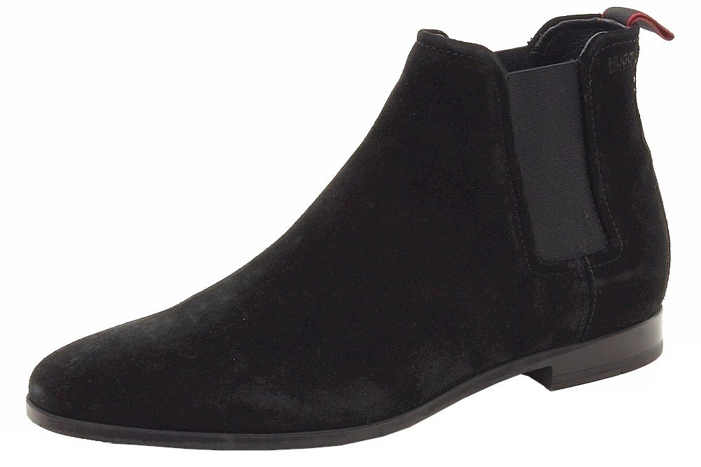 Hugo Boss Men's Pariss_Cheb_sd Suede Leather Ankle Chelsea Boots Shoes ...