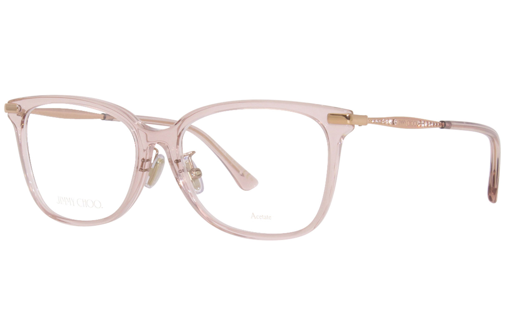 Jimmy choo 2024 pink glasses