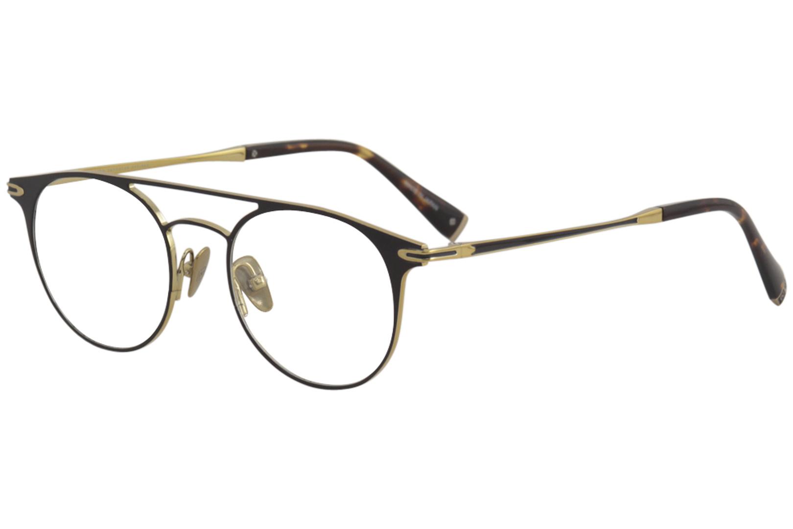 UPC 751286317466 product image for John Varvatos Eyeglasses V169 V/169 Matte Black/Gold Full Rim Optical Frame 49mm | upcitemdb.com