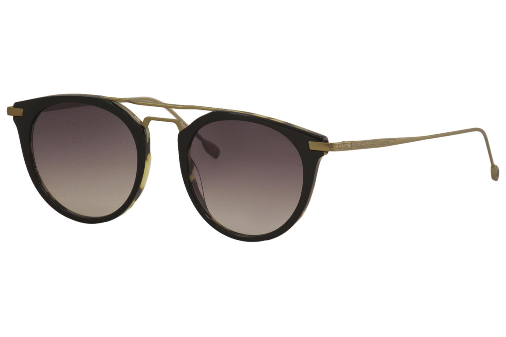 UPC 751286317855 product image for John Varvatos Men's V522 V/522 Black/Tortoise Round Sunglasses 48mm - Lens-48 Br | upcitemdb.com