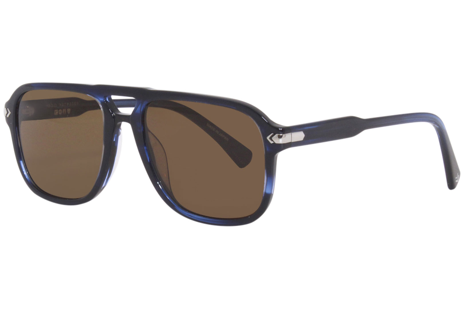 UPC 751286348347 product image for John Varvatos SJV553 Sunglasses Men's Blue/Brown 55 18 145mm - Lens-55 Bridge-18 | upcitemdb.com