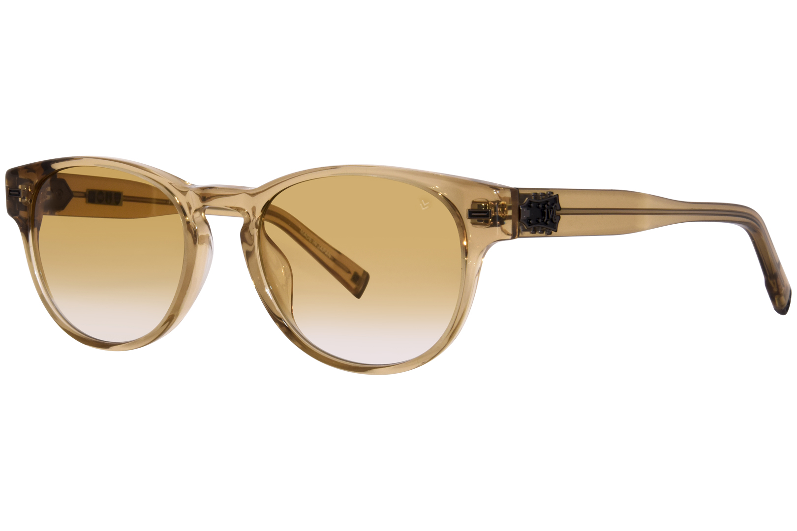 UPC 751286330311 product image for John Varvatos V532 Sunglasses Men's Yellow Crystal/Yellow Round Shape 51 19 145  | upcitemdb.com