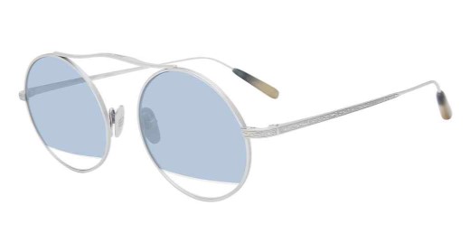 UPC 751286330373 product image for John Varvatos V536 Sunglasses Men's Silver/Blue Round Shape 52 19 145 - Lens-52  | upcitemdb.com