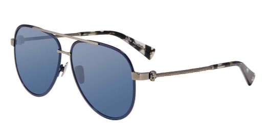 UPC 751286343519 product image for John Varvatos V546 Sunglasses Men's Blue/Blue Gradient Pilot 63 13 145 - Lens-63 | upcitemdb.com