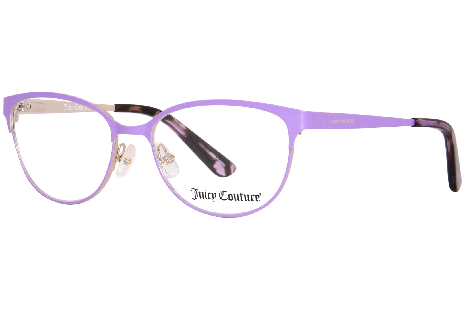 UPC 716736729107 product image for Juicy Couture JU 953 1JZ Eyeglasses Youth Kids Matte Violet Full Rim 48 15 120 - | upcitemdb.com