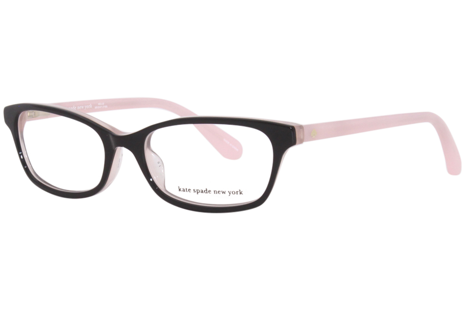 Kate Spade Abbeville 807 Eyeglasses Womens Black Full Rim Rectangle Shape 48mm 4141