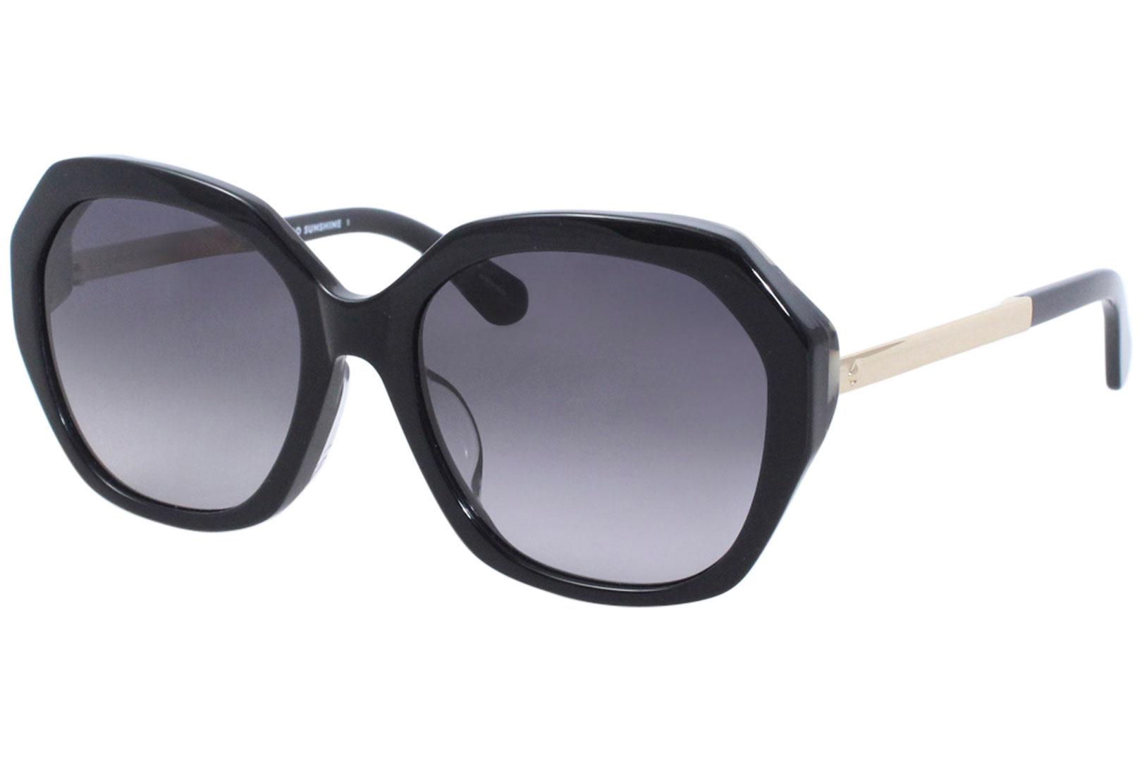 Kate Spade Kaysie/F/S WR79O Sunglasses Black-Gold-Havana/Grey Gradient ...