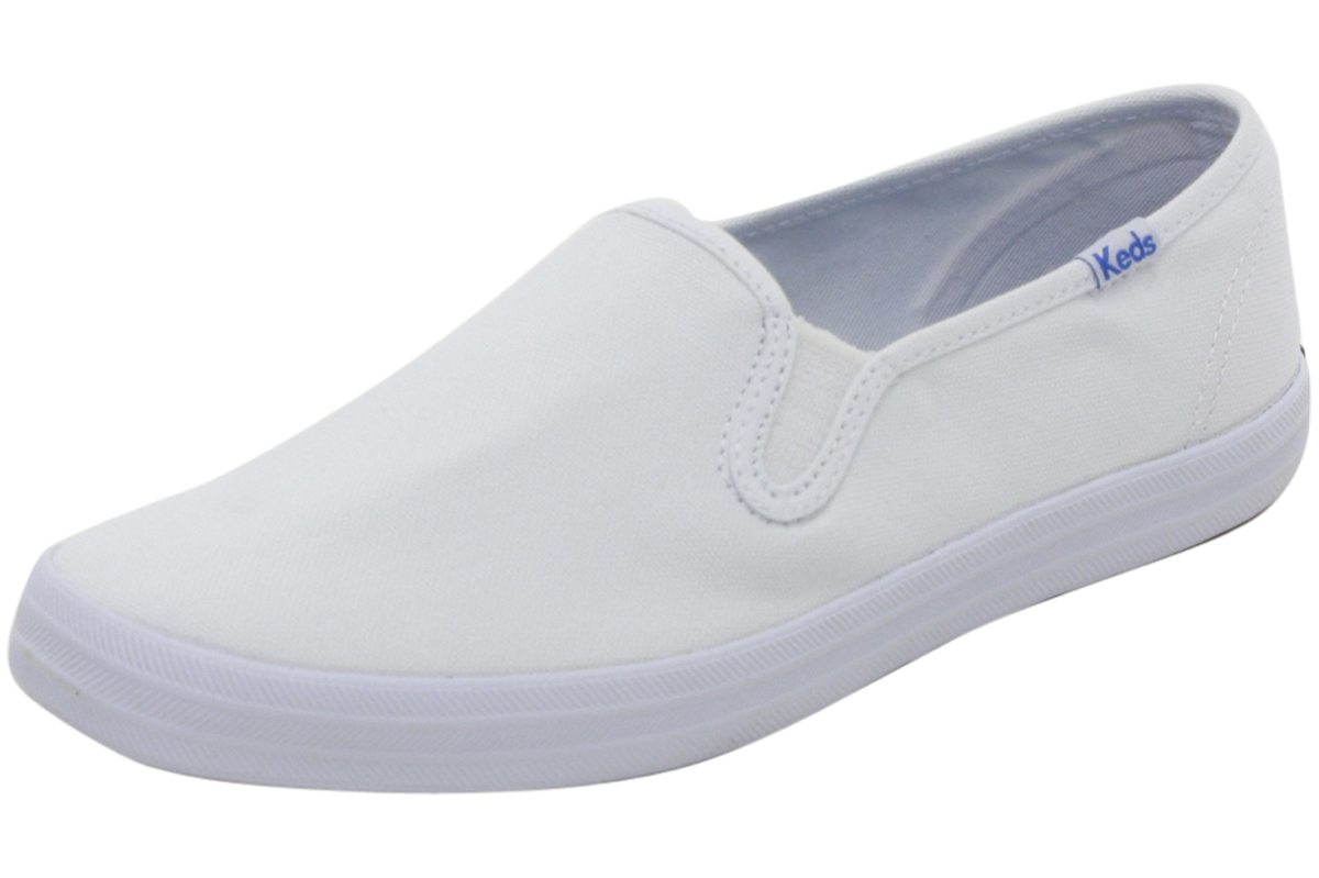 Keds Women's Champion Sneakers Slip On White Canvas Sz: 10N | JoyLot.com