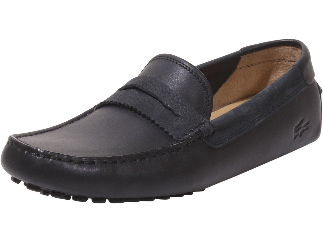 Lacoste Men's Concours-Craft Driving Loafers Black/Tan Sz: 9.5 7 ...