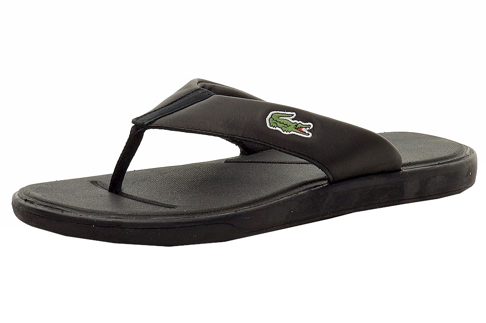 lacoste toe post flip flops