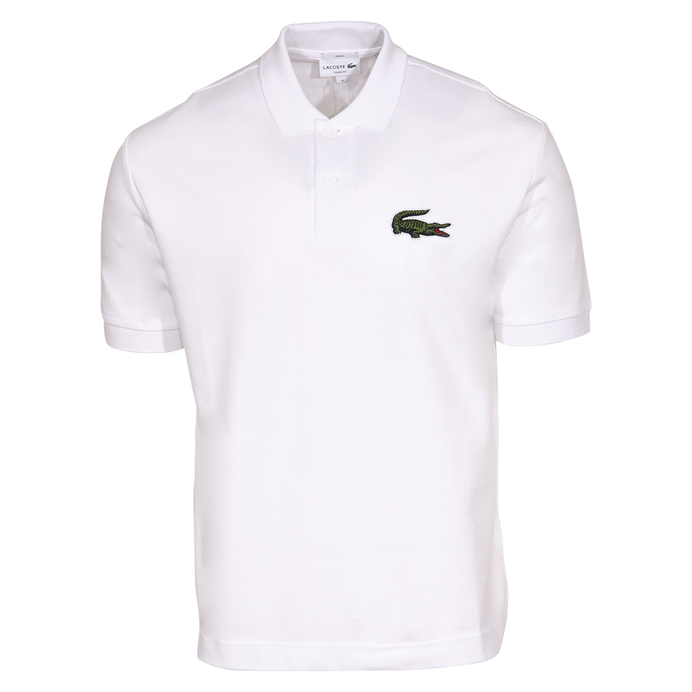 Lacoste Men s Polo Shirt White Loose Fit Short Sleeve Sz. XXL JoyLot