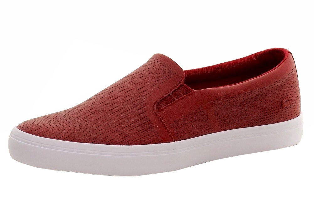 lacoste gazon slip on womens