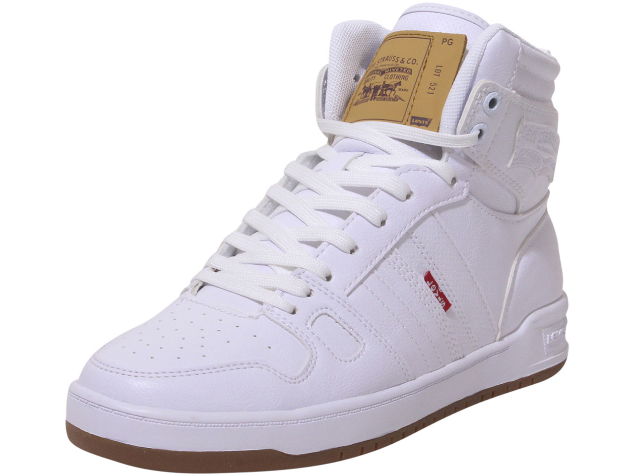 levis high top trainers