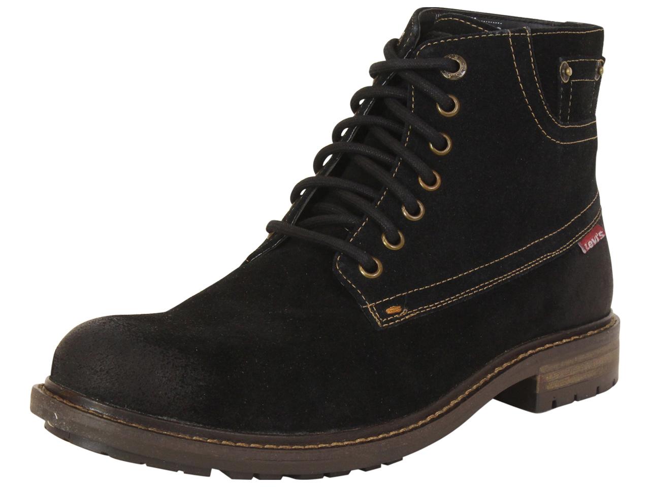 levis mens leather boots