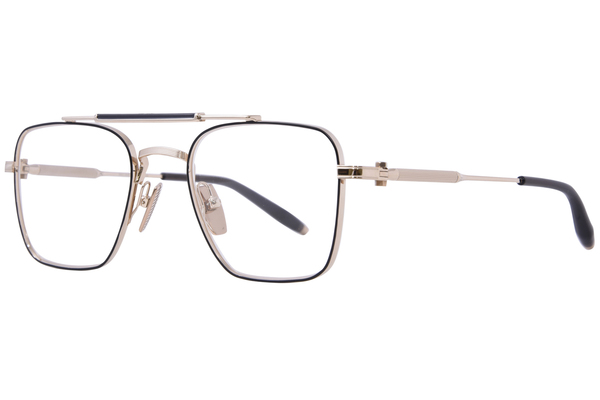  Akoni Europa AKX-200 Titanium Eyeglasses Full Rim Square Shape 