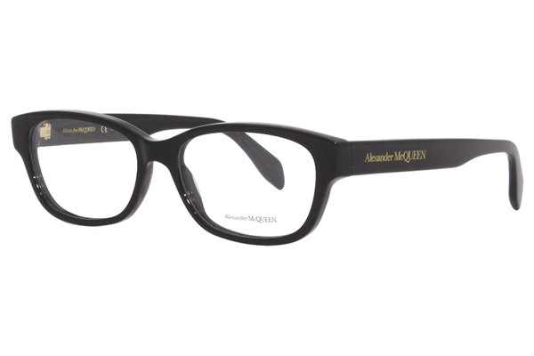 Alexander McQueen AM0344O Eyeglasses Women's Full Rim Rectangle Shape