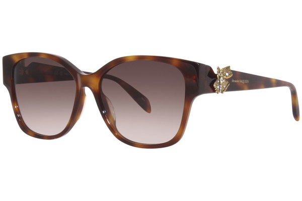 Alexander McQueen AM0370S Women's Sunglasses Square Shape