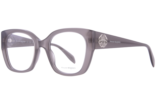  Alexander McQueen AM0379O Eyeglasses Women's Full Rim Rectangle Shape 