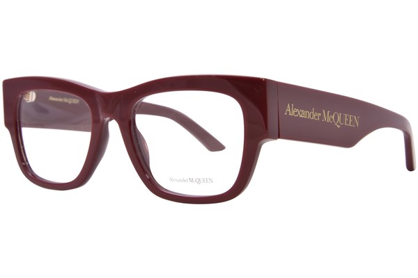 Alexander McQueen AM0436O Eyeglasses Women's Full Rim Rectangle Shape