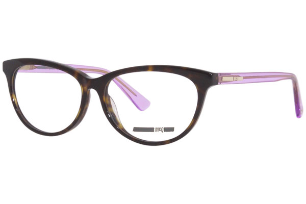  MCQ MQ0294OP Eyeglasses Women's Full Rim Oval Shape 