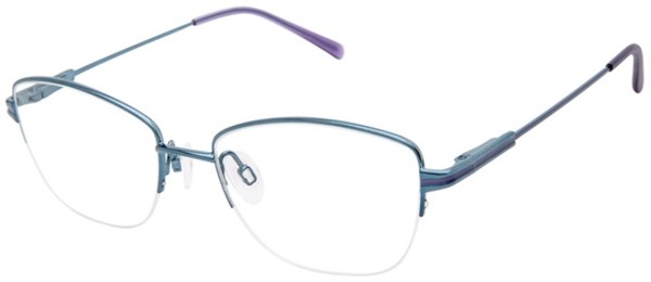  Aristar by Charmant 30611 Eyeglasses Women's Semi Rim Square Shape 