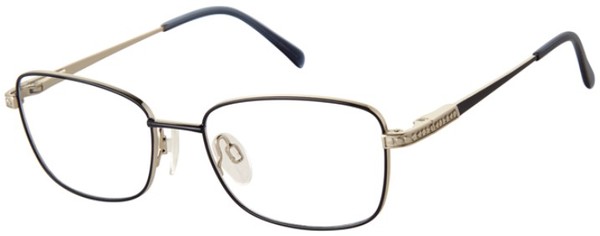  Aristar by Charmant 30816 Eyeglasses Women's Full Rim Rectangle Shape 