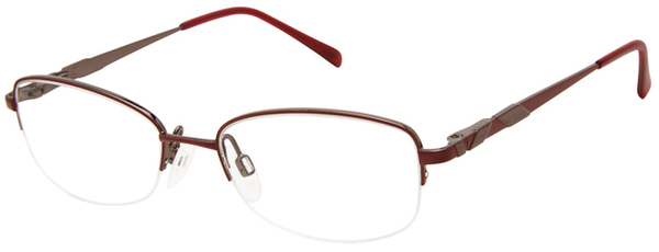 Aristar by Charmant 30822 Eyeglasses Women's Semi Rim Oval Shape