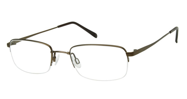  Aristar by Charmant AR16259 Eyeglasses Men's Semi Rim Rectangular Optical Frame 