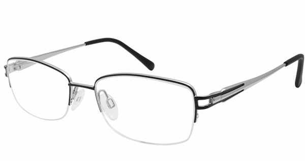 Aristar by Charmant AR16392 Eyeglasses Women's Semi Rim Optical Frame