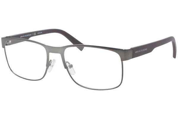  Armani Exchange AX1030 Eyeglasses Men's Full Rim Rectangular Optical Frame 