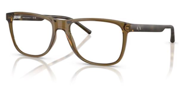  Armani Exchange AX3048 Eyeglasses Frame Men's Full Rim Square Shape 