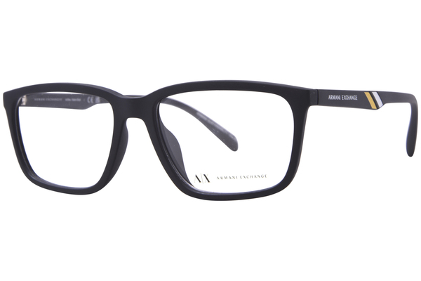  Armani Exchange AX3089U Eyeglasses Men's Full Rim Rectangle Shape 