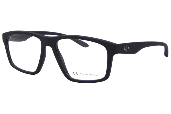  Armani Exchange AX3094 Eyeglasses Men's Full Rim Rectangle Shape 