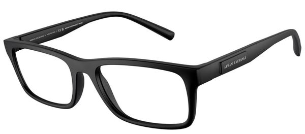  Armani Exchange AX3115 Eyeglasses Men's Full Rim Rectangle Shape 