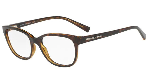  Armani Exchange AX3037 Eyeglasses Frame Women's Full Rim Cat Eye 