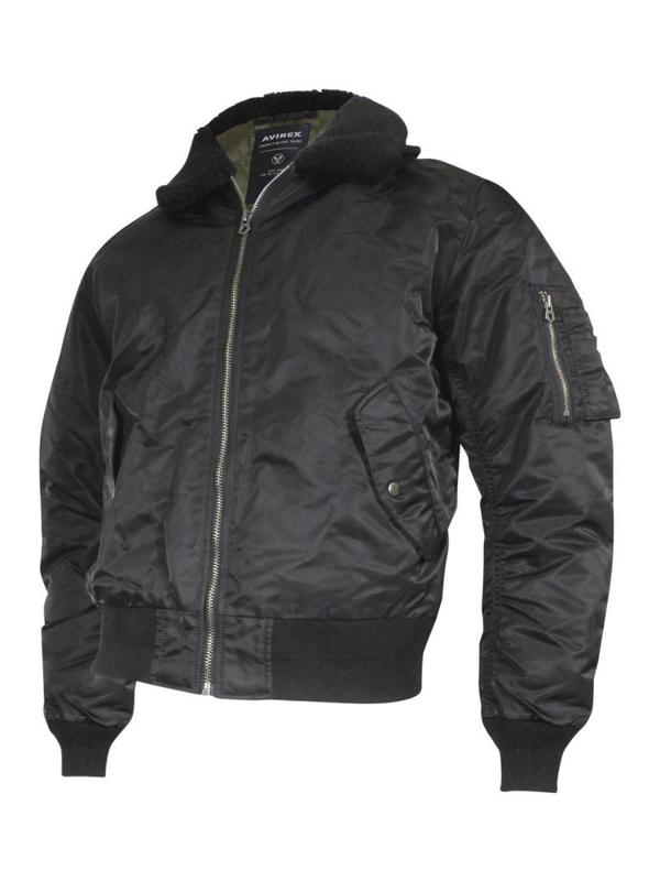 Avirex Men's B-15 Water Resistant Nylon Bomber Jacket | JoyLot.com