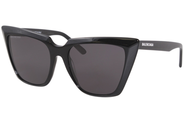  Balenciaga BB0046S Sunglasses Women's Fashion Cat Eye Shades 