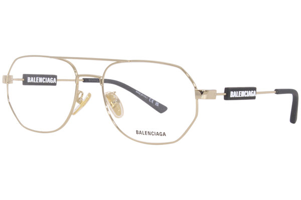  Balenciaga BB0117O Eyeglasses Frame Full Rim Pilot 