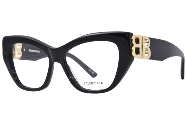  Balenciaga BB0312O Eyeglasses Women's Full Rim Cat Eye 