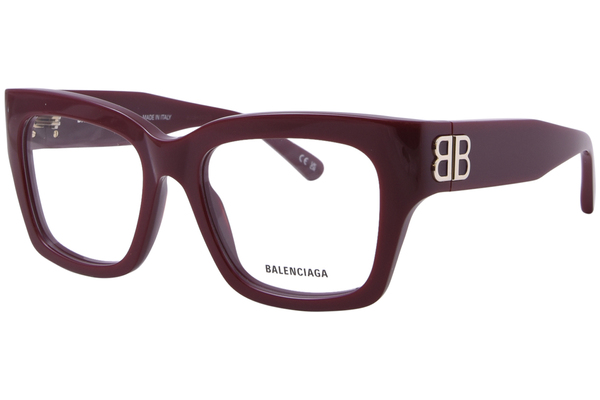 Balenciaga BB0325O Eyeglasses Women's Full Rim Rectangle Shape